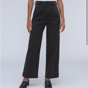 Everlane Black Wide Leg Jeans